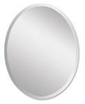19590 B Uttermost Frameless Large Oval Mirror 